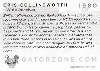 2006 Florida Gators All-Americans #NNO Cris Collinsworth Back