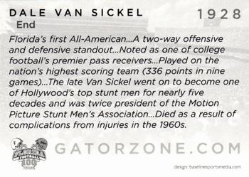 2006 Florida Gators All-Americans #NNO Dale Van Sickel Back