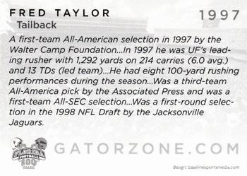 2006 Florida Gators All-Americans #NNO Fred Taylor Back