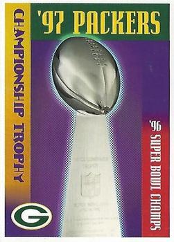 1997 Green Bay Packers Police - Alma Fire Department #1 Super Bowl XXXI Trophy Front
