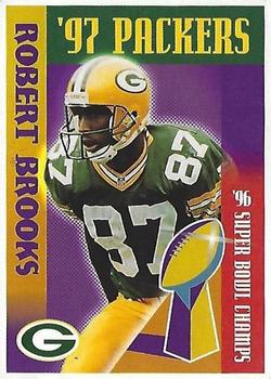 1997 Green Bay Packers Police - Alma Fire Department #9 Robert Brooks Front