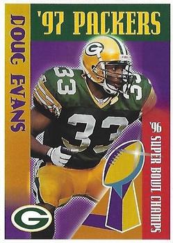 1997 Green Bay Packers Police - Alma Fire Department #14 Doug Evans Front
