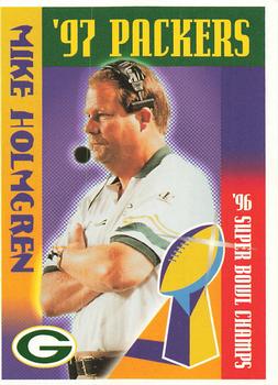 1997 Green Bay Packers Police - Copps Food Center and Manitowoc Police Department #2 Mike Holmgren Front
