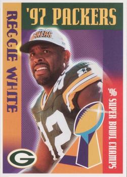 1997 Green Bay Packers Police - Copps Food Center and Manitowoc Police Department #5 Reggie White Front