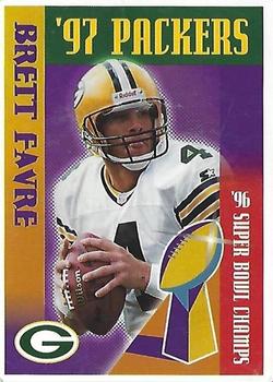 1997 Green Bay Packers Police - Racine Police Athletic Association #4 Brett Favre Front