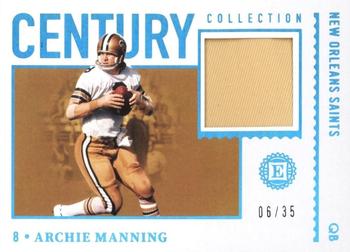 2021 Panini Encased - Century Collection Sapphire #CC-AM Archie Manning Front
