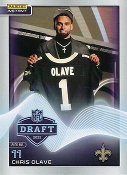 2022 Panini Instant NFL Draft Night #10 Chris Olave Front