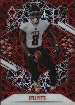 2021 Panini Phoenix - Red Lazer #104 Kyle Pitts Front