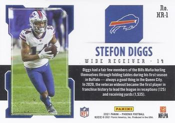 2021 Panini Phoenix - Hot Routes #HR-1 Stefon Diggs Back