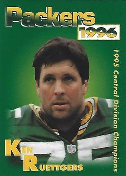 1996 Green Bay Packers Police - City of Fitchburg Police Department #15 Ken Ruettgers Front