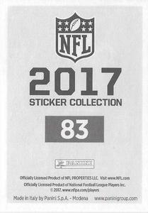 2017 Panini NFL Sticker Collection (Europe) #83 Justin Tucker Back