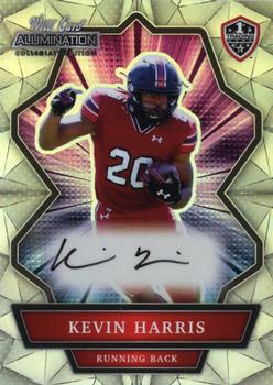 2021 Wild Card Alumination NIL - Autographs Silver Retail Mirror Paper #ANBC-A Kevin Harris Front
