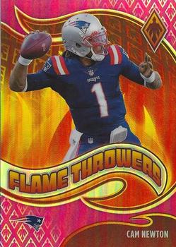 2021 Panini Phoenix - Flame Throwers Pink #FT-3 Cam Newton Front