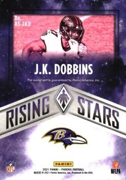 2021 Panini Phoenix - Rising Stars Signatures #RS-JKD J.K. Dobbins Back