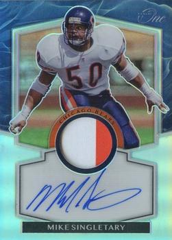 2021 Panini One - 2020 Panini One Football - Vet Patch Auto #381 Mike Singletary Front