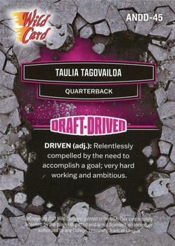 2021 Wild Card Alumination NIL - Draft-Driven Pink #ANDD-45 Taulia Tagovailoa Back