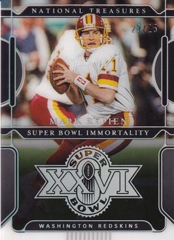 2021 Panini National Treasures - Super Bowl Immortality Holo Silver #SB-67 Mark Rypien Front