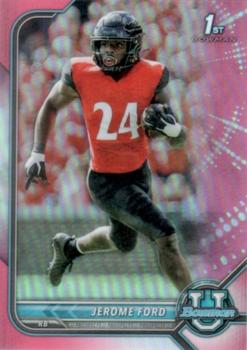 2021-22 Bowman University - Chrome Pink #71 Jerome Ford Front