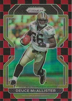 2021 Panini Prizm - Black and Red Checker #307 Deuce McAllister Front