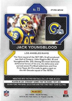 2021 Panini Prizm - Red Ice #73 Jack Youngblood Back