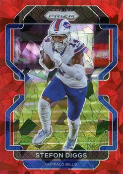 2021 Panini Prizm - Red Ice #114 Stefon Diggs Front