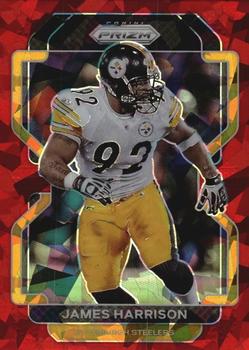 2021 Panini Prizm - Red Ice #259 James Harrison Front