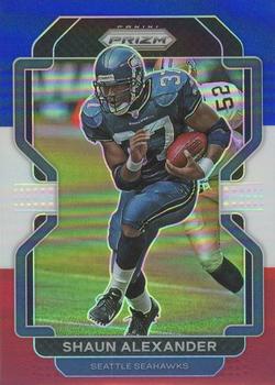2021 Panini Prizm - Red White and Blue #50 Shaun Alexander Front