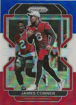 2021 Panini Prizm - Red White and Blue #78 James Conner Front