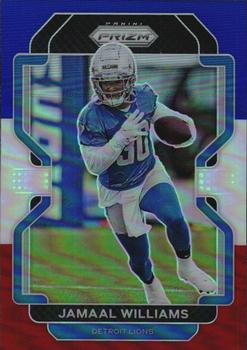 2021 Panini Prizm - Red White and Blue #150 Jamaal Williams Front