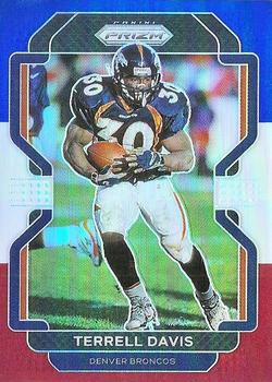 2021 Panini Prizm - Red White and Blue #206 Terrell Davis Front