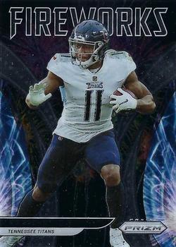 2021 Panini Prizm - Fireworks #F-8 A.J. Brown Front