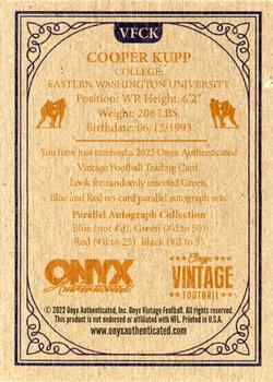 2022 Onyx Vintage #VFCK Cooper Kupp Back