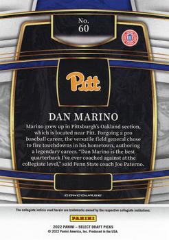 2022 Panini Select Draft Picks #60 Dan Marino Back