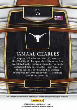 2022 Panini Select Draft Picks #75 Jamaal Charles Back