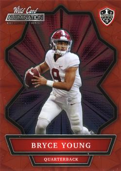 2021 Wild Card Alumination NIL - Red #ANBC-7 Bryce Young Front