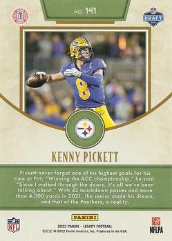 2022 Panini Legacy #141 Kenny Pickett Back