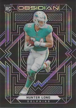 2021 Panini Obsidian - Electric Etch Purple #159 Hunter Long Front