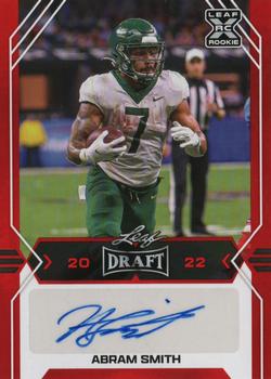 2022 Leaf Draft - Autographs Red #BA-AS1 Abram Smith Front