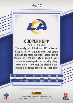 2022 Donruss Elite #47 Cooper Kupp Back