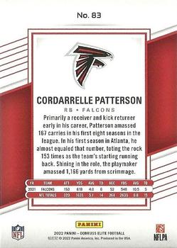2022 Donruss Elite #83 Cordarrelle Patterson Back