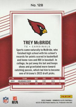 2022 Donruss Elite #128 Trey McBride Back