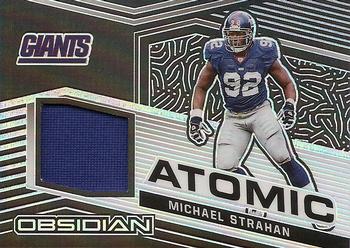 2021 Panini Obsidian - Atomic Material #AM-MS Michael Strahan Front