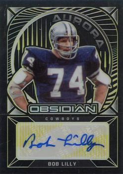 2021 Panini Obsidian - Aurora Autos Electric Etch Yellow #AA-BL Bob Lilly Front