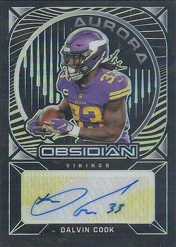 2021 Panini Obsidian - Aurora Autos Electric Etch Yellow #AA-DC Dalvin Cook Front