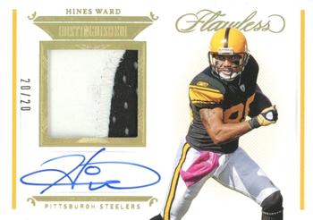 2021 Panini Flawless - Distinguished Patch Autographs #DPA-HWA Hines Ward Front