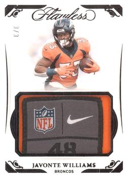2021 Panini Flawless - Flawless Laundry Tags #SYM-JWI Javonte Williams Front