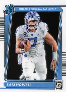 2022 Panini Chronicles Draft Picks - Donruss Optic Rated Rookie #17 Sam Howell Front