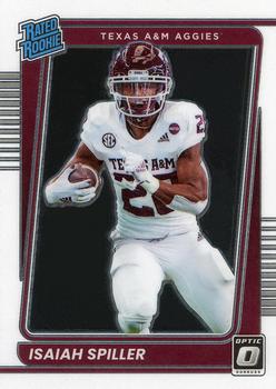 2022 Panini Chronicles Draft Picks - Donruss Optic Rated Rookie #18 Isaiah Spiller Front