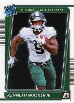 2022 Panini Chronicles Draft Picks - Donruss Optic Rated Rookie #21 Kenneth Walker III Front