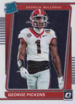 2022 Panini Chronicles Draft Picks - Donruss Optic Rated Rookie #23 George Pickens Front